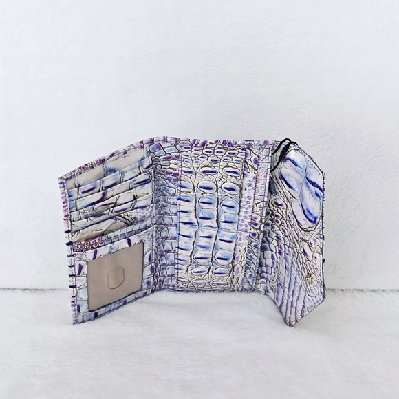 NWT Brahmin HARMONIOUS Large Caroline w/ Veronica Wallet !!GORGEOUS IRIDESCENT!! - Picture 13 of 16